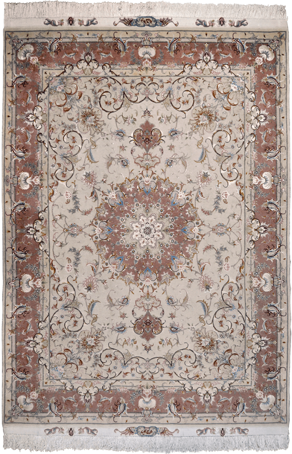 Классический персидский ковёр ручной работы "Табриз Олияр Медальон"