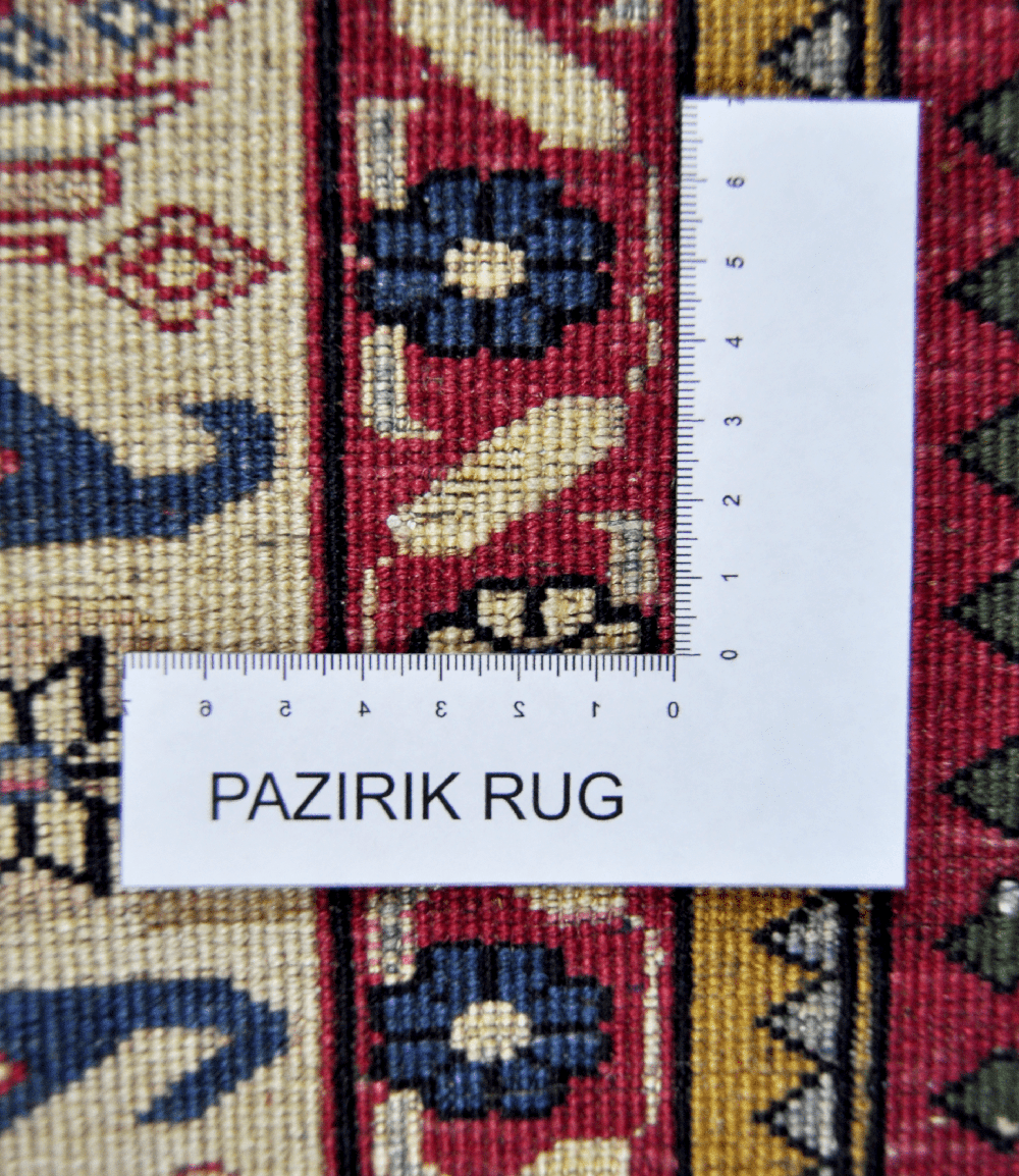 Персидский ковёр бордового цвета с этническим орнаментом "Бахтияр"