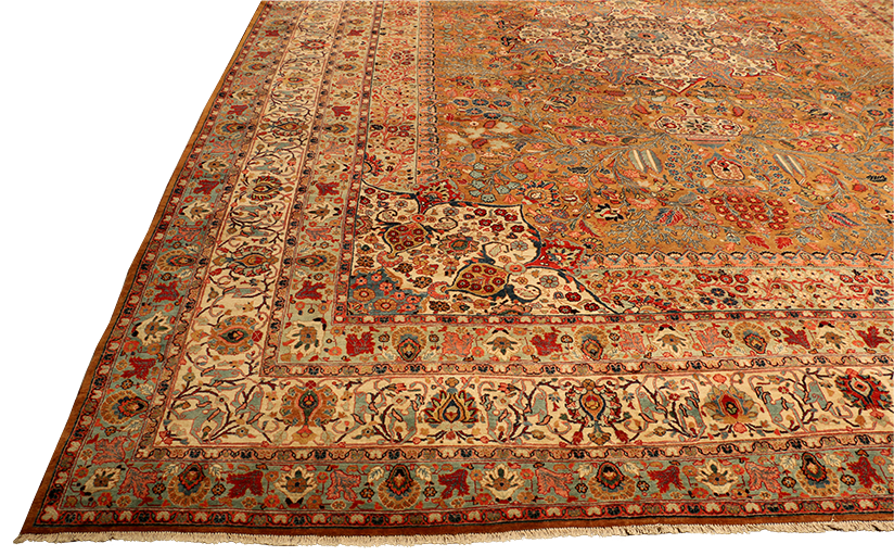 Старинный персидский ковёр ручной работы "Мухаджеран"