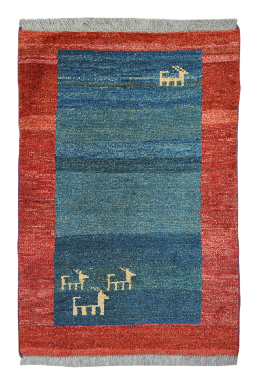 Персидский ковёр с высоким ворсом из натуральной шерсти