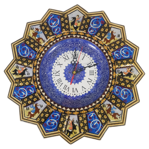 Часы настенные ручной работы "Королевское поло"