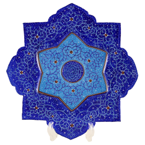 Тарелка декоративная из меди «Дыхание Востока»