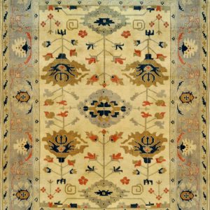 Персидский ковер из натуральной неокрашенной шерсти ручной работы