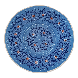 Блюдце медное ручной работы "Небесная гладь"