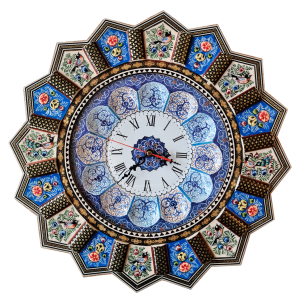 Эксклюзивные персидские часы ручной работы «Райский сад» из Исфахана